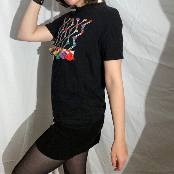 Zara Trafaluc black T Shirt - Picture 4 of 9